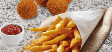 bitterballen with french fries
