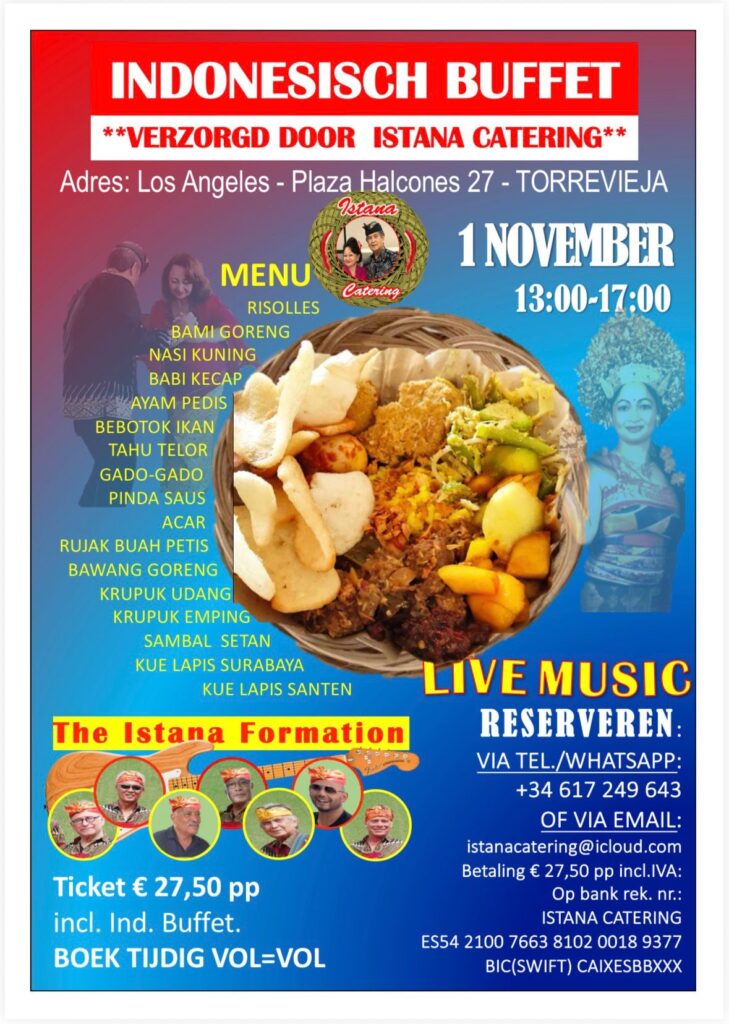 Indonesian Buffet with Live Music