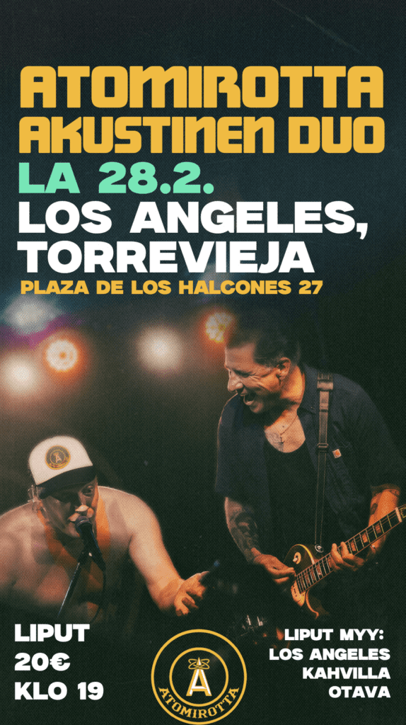 🎶🔥 LIVE MUSIC NIGHT – ATOMIROTTA (Acoustic Duo) 🔥🎶